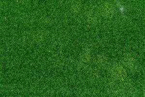 vista dall'alto campo di erba artificiale texture di sfondo, ripresa dall'alto. sfondo astratto. foto