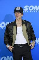 los angeles, ca, 05 aprile 2022 - vinnie hacker alla premiere del film sonic the hedgehog 2 foto