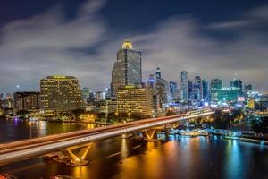 città di bangkok di notte