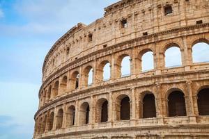 esterno del Colosseo o Colosseo a Roma foto
