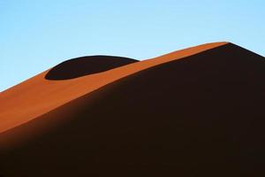 contrasti di dune di sabbia foto