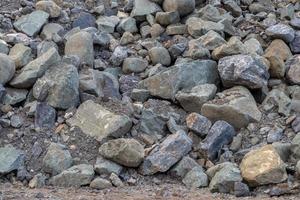 sfondo di grandi pali di granito. foto