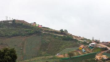 scenario di rovine della piantagione del resort. foto