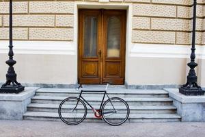 bicicletta vintage a velocità singola foto