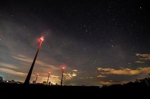 girandole e cielo stellato foto