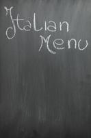 menu italiano lavagna foto