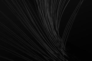 sfondo decorativo di cavi elettrici wireframe lineare. modello decorativo strutture minimaliste. illustrazioni alla moda del movimento dinamico delle linee nere rendering 3d foto