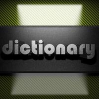 dizionario parola di ferro sul carbonio foto