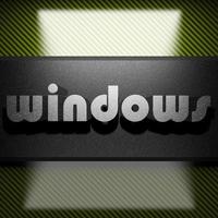 Windows parola di ferro sul carbonio foto