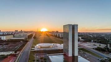 brasile, maggio 2019 - vista del congresso nazionale foto