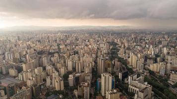 veduta aerea della città di passos foto