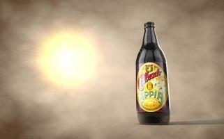 san paolo, brasile, maggio 2019 - bottiglia editoriale illustrativa di birra colorado. rendering 3d. illustrazione di una famosa birra artigianale brasiliana. solo uso editoriale. foto