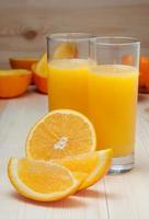 succo d'arancia fresco foto