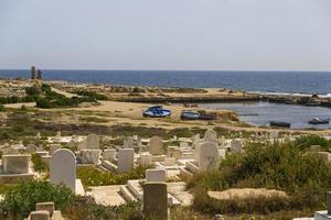 vecchia rovina della fortezza a mahdia tunis foto