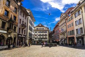 lucerna, svizzera - maggio 2017 centro di lucerna, luzern, svizzera foto