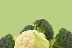 cavolfiore e broccoli freschi