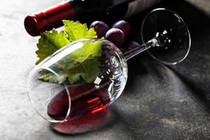 bicchiere di vino rosso foto