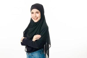ritratto di modello donna islamica. foto