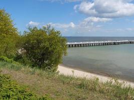 il mar baltico vicino a Danzica in polonia foto