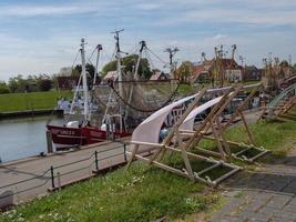 greetsiel sulla costa tedesca del mare del nord foto