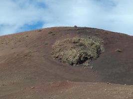 isola di vulcano lanzarote in spagna foto