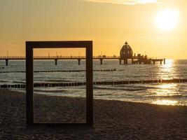 Zingst al mar baltico in germania foto