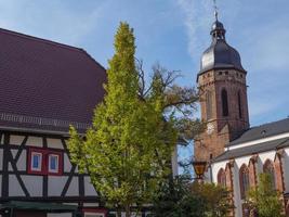 la piccola città di Kandel nel pfalz tedesco foto