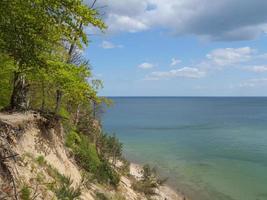 spiaggia del mar baltico in polonia foto