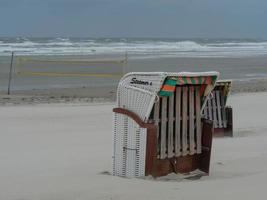 la spiaggia di juist in germania foto