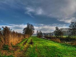 il piccolo fiume aa vicino a Borken foto