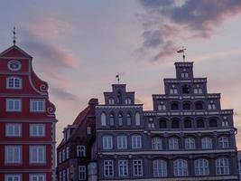 la città di Lueneburg nel nord della Germania foto