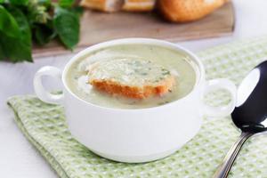 zuppa di crema di verdure foto