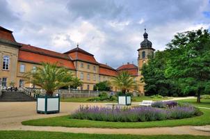 natura del parco estivo di schloss fasanarie a fulda, assia, germania foto