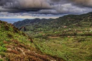 montagne a nord-ovest di tenerife, isole canarie foto