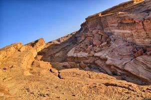 canyon di tamerza, guerre stellari, deserto del sahara, tunisia, africa foto