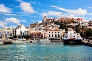 panorama di ibiza, spagna foto