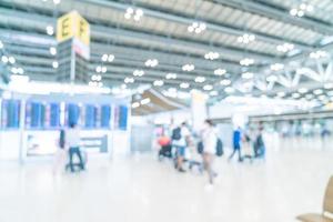 terminal dell'aeroporto di sfocatura astratta per lo sfondo foto