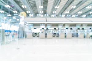 terminal dell'aeroporto di sfocatura astratta per lo sfondo foto