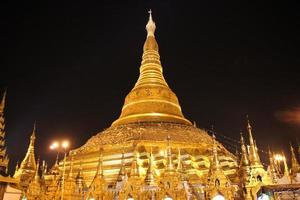 Pagoda di Shwedagon, Yangon, Myanmar foto