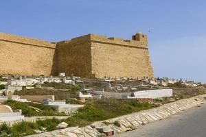 vecchia rovina della fortezza a mahdia tunis foto