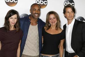 los angeles, 6 agosto - finola hughes, donnell turner, nancy lee grahn, michael easton alla festa abc tca estate 2017 al beverly hilton hotel il 6 agosto 2017 a beverly hills, ca foto