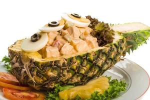 insalata di ananas e pollo foto