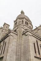 l'architettura esterna del sacre coeur, montmartre, parigi, francia foto