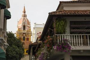 cattedrale metropolitana basilica di santa caterina d'alessandria a cartagena, colombia foto