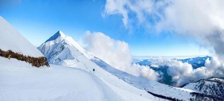 sport montagne paesaggi inverno turistico neve natura cielo blu foto