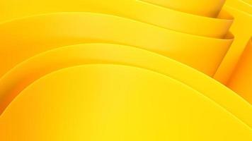 sfondo del desktop onda 3d sfumata gialla foto