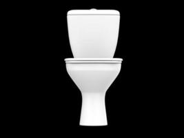 sedile isolato wc armadio wc bagno wc porcellana 3d illustrazione foto