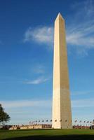 colpo verticale del monumento di Washington