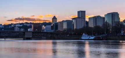 skyline di Portland foto