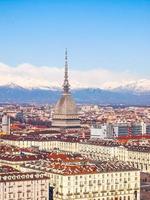 hdr vista aerea di torino foto